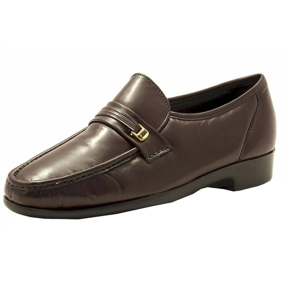 Men's Riva Burgundy Ankle-High Leather Loafer - 12D