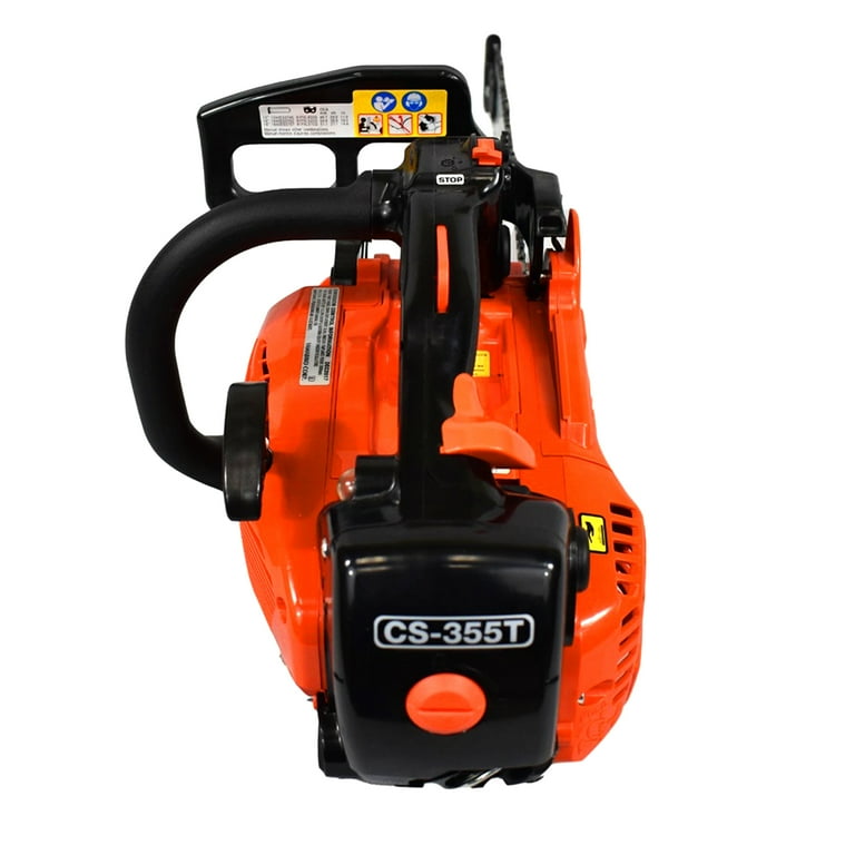Echo 16in 35.8cc Gas 2-Stroke Chainsaw with Top Handle, Automatic Adjustable Clutch-Driven Oiler - CS-355T-16 - Walmart.com Echo 16in 35.8cc Gas 2-Stroke Chainsaw with Top Handle, Automatic Adjustable Clutch-Driven Oiler - CS-355T-16 - Walmart.com