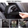 thumbnail image 6 of Bingfone Car Four-Season Universal Armrest Box Mat,Car Armrest Seat Cover Center Console Mat-Boho Owl, 6 of 7
