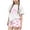 White, variant on BFHHYA Girls Fashion Print Outfits 2PCS Round Neck Short Sleeve Top Elastic Waisted Shorts Tween Casual Loose Sets 3-15 Years