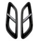 thumbnail image 1 of Car Exhaust Pipe Trim Cover Stickers for - Gloss Black, 1 of 5