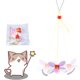 thumbnail image 1 of Puerta Colgante Gato Juguete Felpa Retráctil Colgante Gato Juguete Divertido Self-Hey Retráctil Gato Palo Rebote Ajustable Mascota Juguete Interactivo Suministros Para Gatos Muyoka Hogar, 1 of 5