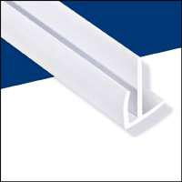 Walltuf 92587 Outside Corner Molding, 8 ft L, Vinyl, White