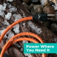thumbnail image 4 of KMC Outdoor Extension Cord, 25-Foot, 16/3, Weatherproof Vinyl Jacket, Orange, 4 of 8