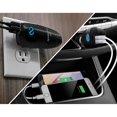 thumbnail image 4 of Naztech 14240 3-in-1 Dual-Port 2.4A USB Charger with Lighted USB-C Cable, 4ft, 4 of 5
