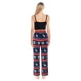 thumbnail image 6 of Women Flannel Pajama Pants Christmas Snowflake Deer Print Sleep Lounge PJ Bottoms, 6 of 10
