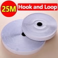 thumbnail image 2 of 1/5/25Meter White Nylon Sticker Self-Adhesive Hook and Loop Fastening Tapes Reusable Magic Gum Strap For Home DIY Craft 20-50mm White 25Meter 30mm Wide, 2 of 6