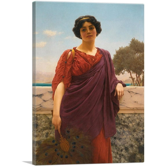 ARTCANVAS Appointment Rendez-vous 1903 Canvas Art Print by John William Godward - Size: 40" x 26" (1.50" Deep)