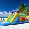 thumbnail image 5 of Relunch 22 ft Commercial PVC Inflatable Bounce House Obstacle Course with Water Slides & Blower for Kids Outdoor Party 22x8x8.2FT, 5 of 9