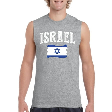Israel Men Ultra Cotton Sleeveless T-Shirt