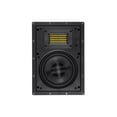 thumbnail image 2 of Monoprice 2-Way Carbon Fiber In-Wall Speakers - 6.5 Inch (Pair) With Magnetic Grille And Ribbon Tweeter - Amber Series, 2 of 6