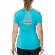 Women's Performance Stretch Compression T-Shirt with Mesh Detail
