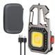 thumbnail image 1 of Bsvklp Mini COB Llavero 600LM Con Gancho Linterna Camping 500mAh (marrón + Caja), 1 of 9