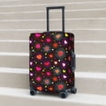 thumbnail image 2 of Lsque Geometric Hearts Printed Luggage Cover, Travel Luggage Protector,Scratch and Dirt Resistant, Fits 18-32 Inch Luggage - Small, 2 of 9