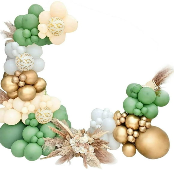 Sage Parti Ballon Vert Ballons Arch Costume Vacances Décoration Latex Multicolore Guirlandes Créatives 10,2 Po