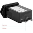 thumbnail image 2 of Contador de horas mecánico para motor, CA 110 V, 120 V, 220 V y 230 V, para compresor de aire, carrito de golf, casa club, generador, cuatrimoto, motosierra, cultivador, astilladora., 2 of 5