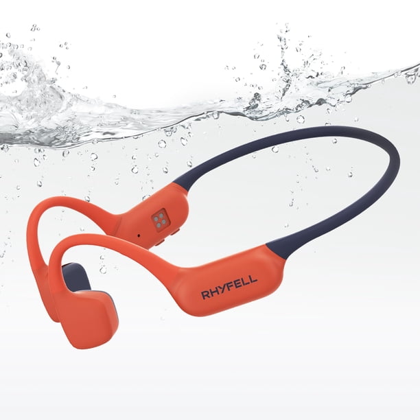 Audífonos para natación Rhyfell Fit 5 IP68 impermeables con MP3 de 32 GB