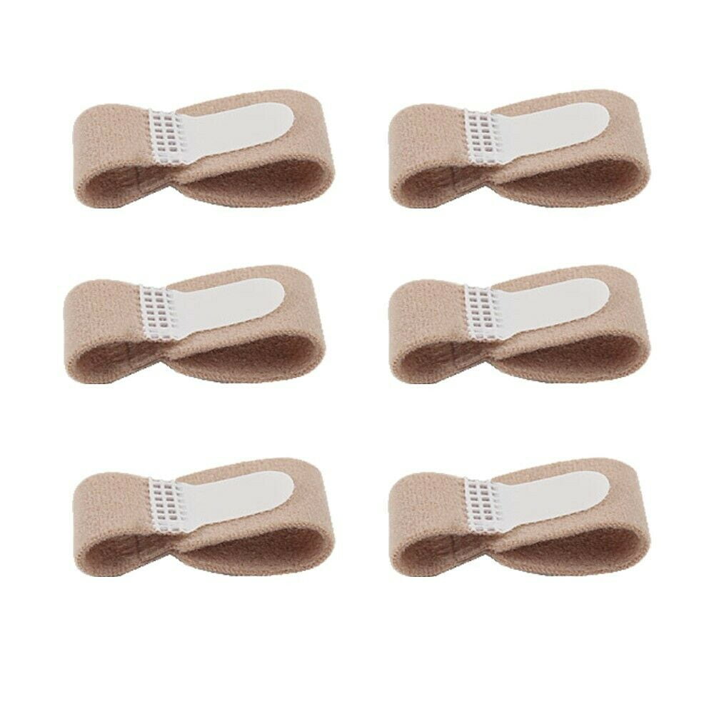 Beinou Splint Buddy Loop,Toe Strap Straightener Suit for Broken Toe / Hammer Toe (Pack of 6 Loops)