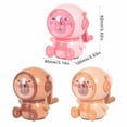 thumbnail image 5 of Cartoon Pencil Sharpener Chidlren Manual Sharpener for (6-8MM) Wood Pencil Soft/Hard Charcoals Colored Pencils, 5 of 15