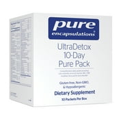 Pure Encapsulations UltraDetox 10-Day Pure Pack Providing Core Nutrients, Broccoli, Taurine, NAC, DIM, Modified Citrus Pectin and Chlorella | 10 Packets