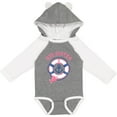 thumbnail image 3 of Inktastic Nautical Big Sister Girls Long Sleeve Baby Bodysuit, 3 of 5