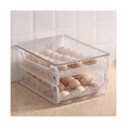 thumbnail image 2 of Caja de almacenamiento de huevos deslizante, contenedor para huevos, cajón para refrigerador, caja apilable para huevos, organizador para refrigerador de cocina, 2 of 6