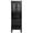 Black, variant on DEALTOPS 70.9-Inch Slim Fold-Out Desk Cabinet with Bookshelf and Drawer, Convertible Writing Desk, Black