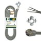 thumbnail image 1 of Cable de secado EP, 4 pies, 10/3, SRDT, 30 A, 125/250 V, NEMA 14-30, gris, 1 of 7