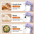 thumbnail image 3 of CEBORY 3-IN-1 Stand Mixer, 6.5 QT Tilt-Head 10-Speed Food Mixer, Kitchen Electric Mixer with Dough Hook, Beater, Whisk, Bowl for Most Home Cooks, 3 of 7
