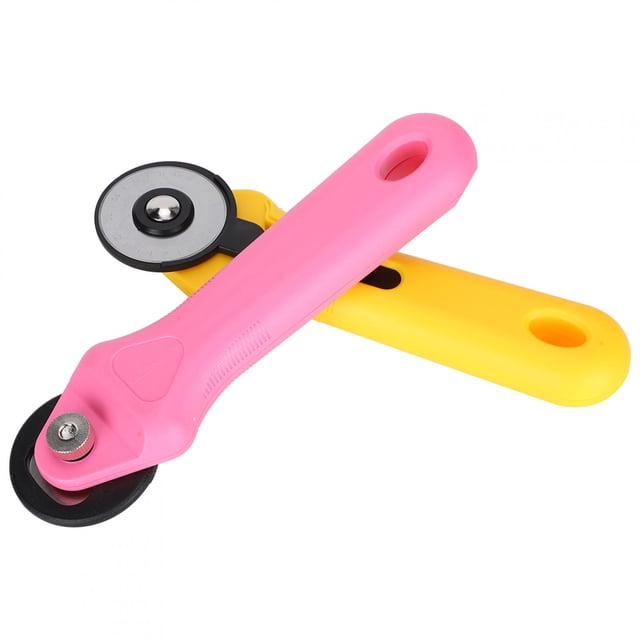 Cortador de rodillos, cortador de tela, cuchillo de corte para trabajos de parches, accesorios de costura y acolchado, 2 uds., 45mm