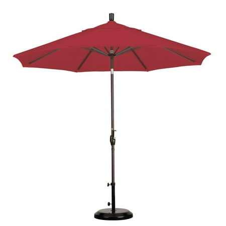California Umbrella 9 ft. Aluminum Push Button Tilt Market Umbrella