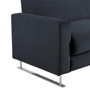 Elle Decor Baylie Sofa - French Cobalt Velvet