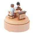 thumbnail image 1 of HINTRMENT Love Music Box Light Yellow Nonpaint Finished Plays Desktop Decoration 1Set, 1 of 7