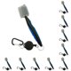 thumbnail image 2 of Sonducket Cepillo para palos de Golf de acero inoxidable, cepillos para zapatos telescópicos ergonómicos portátiles, accesorios para Azul con Tapa 10Conjunto, 2 of 6