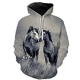 thumbnail image 2 of 2023 Nueva moda Otoño Sudaderas con capucha para hombre Sudadera con capucha con estampado 3D de caballo animal para hombre Sudadera holgada Sudadera informal, 2 of 5
