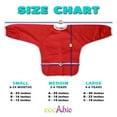 thumbnail image 3 of Ecoable Art Smock for Kids - Long Sleeve Bib or Paint Smock for Kids (Large 4-6 Years, Safari), 3 of 4
