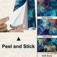 thumbnail image 4 of Peel and Stick Wallpaper Waterproof Abstract star field space watercolor Wall Mural Decor Self Adhesive and Removable 100in x 144in, 4 of 8