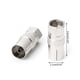 thumbnail image 3 of 2 Pcs F Connector Male Plug to RF Coaxial TV Antenna Female RF Adapters, 3 of 5
