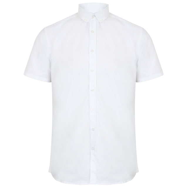 Henbury Chemise Oxford Moderne à Manches Courtes pour Hommes