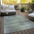 thumbnail image 6 of Addison Rugs Chantille Indoor/Outdoor Transitional Stripes Aloe Washable Rectangle Rug, 9' x 12', 6 of 6