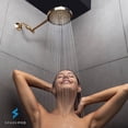 thumbnail image 6 of SparkPod High Pressure Rainfall Shower Head, Easy Install, Energy Saving (6 inch Round, Gold), 6 of 10
