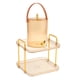 thumbnail image 3 of Dispensador de bebidas con espiga con estante de almacenamiento, jarra de agua fría, dispensador de bebidas de agua para bebidas domésticas, jugo, 5L de oro, 3 of 8