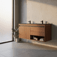 thumbnail image 3 of Gabinete De Baño Flotante con Doble Lavamanos y Monomando, Diseño Moderno., 3 of 7