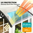 thumbnail image 4 of Outsunny Window Awning Door Canopy, Front Door Outdoor Patio Cover, 4 of 10