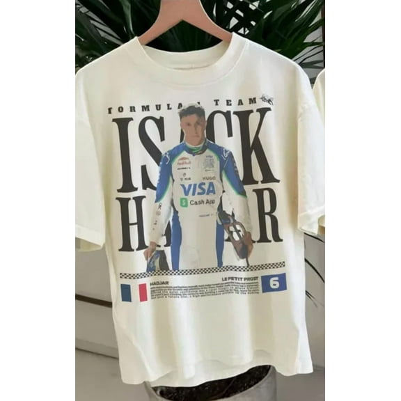 Isack Hadjar Formula 1 Tee, Racing F1 Shirt