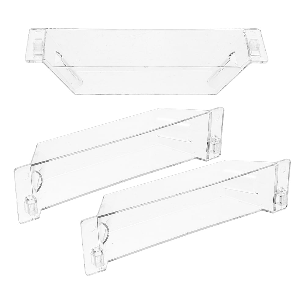 GETAJGHSD 3Pcs Transparent Plastic Kitchen Hood Oil Bowls Easy Install Universal Range Hood Accessories