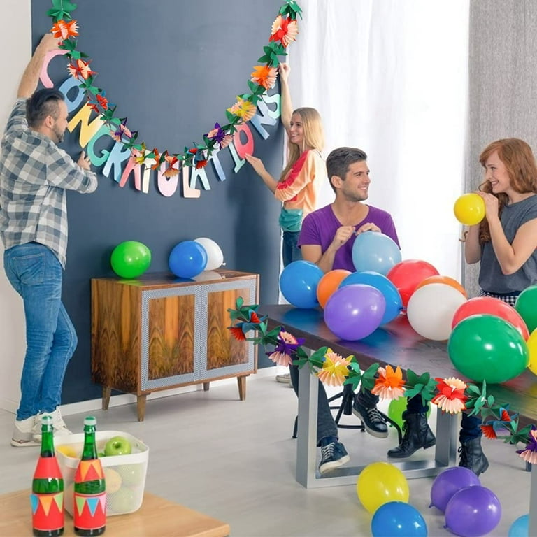 Tissue paper 2024 garland party supplies