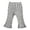 Grey, variant on Ticikt Girls' Ribbed Flare Pants, Elastic Waist Solid Color Stretchy Casual Trousers for Infants/Toddler,Black,Size:6-9 Months