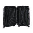 thumbnail image 6 of TUCCI ITALY Volaro Unisex Adult 3-Piece Hardside Spinner Luggage Set, Lightweight (20/24/28") - Black, 6 of 7