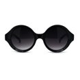 thumbnail image 1 of Lunettes de Soleil Rondes en Plastique Épais Mod Wizard Noir Fumée, 1 of 4